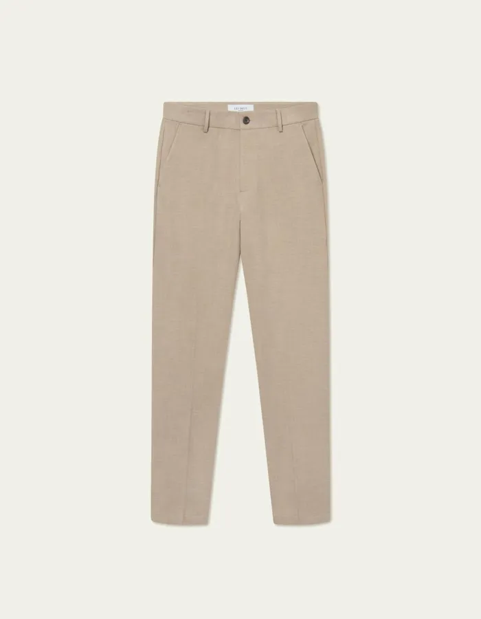 Men Les Deux Pants Como Reg Texture Suit Pants 8211 Dark Sand