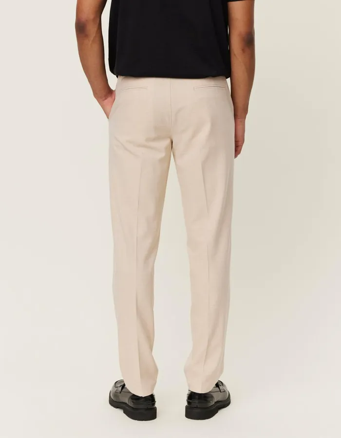 Men Les Deux Pants Como Reg Twill Pants 8211 Light Desert Sand Melange Men Les Deux Pants Como Reg Twill Pants 8211 Light Desert Sand Melange