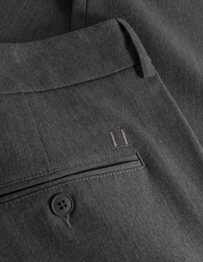 Men Les Deux Pants Como Suit Pants 8211 Grey Melange