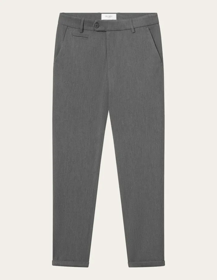 Men Les Deux Pants Como Suit Pants 8211 Grey Melange