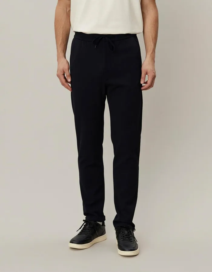 Men Les Deux Pants Como Tapered Drawstring Pants 8211 Navy