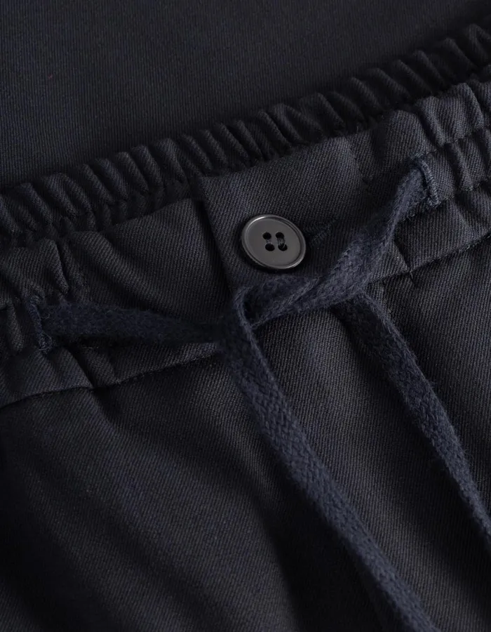 Men Les Deux Pants Como Tapered Drawstring Pants 8211 Navy