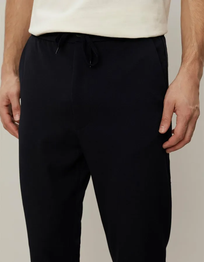 Men Les Deux Pants Como Tapered Drawstring Pants 8211 Navy