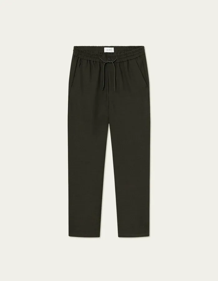 Men Les Deux Pants Como Tapered Drawstring Pants 8211 Seasonal 8211 Deep ForestCharcoal Men Les Deux Pants Como Tapered Drawstring Pants 8211 Seasonal 8211 Deep ForestCharcoal