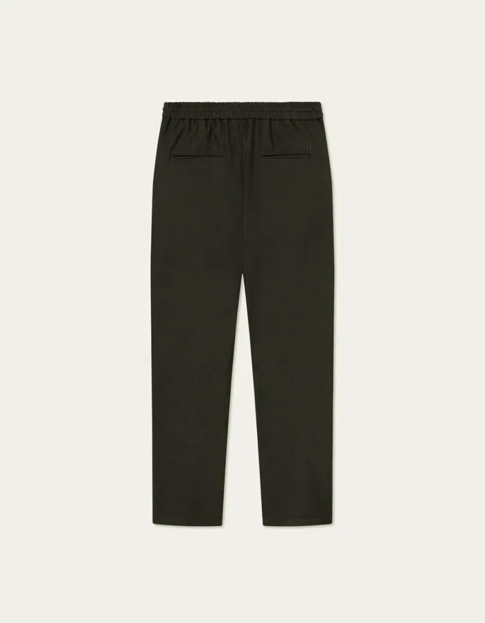 Men Les Deux Pants Como Tapered Drawstring Pants 8211 Seasonal 8211 Deep ForestCharcoal