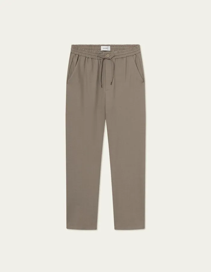 Men Les Deux Pants Como Tapered Drawstring Pants 8211 Seasonal 8211 Walnut Melange Men Les Deux Pants Como Tapered Drawstring Pants 8211 Seasonal 8211 Walnut Melange