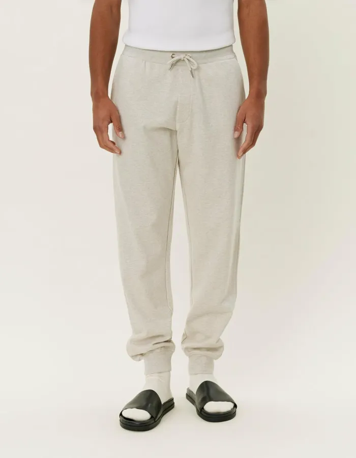 Men Les Deux Pants Dexter Sweatpants 8211 Ivory Melange
