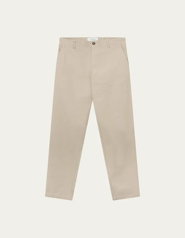 Men Les Deux Pants Jared Twill Chino Pants 8211 Dark Sand