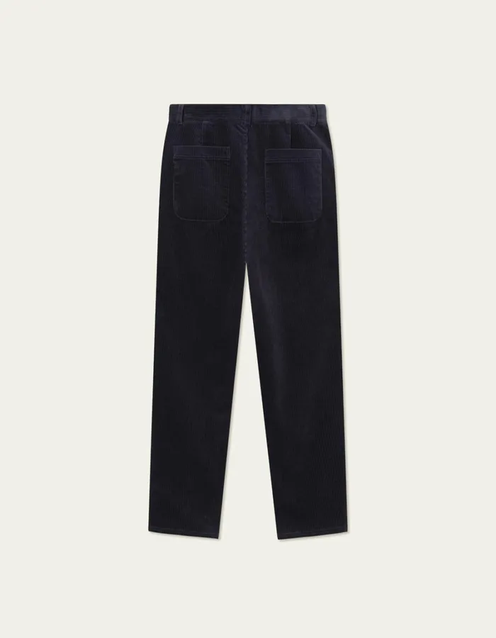 Men Les Deux Pants Kody Heavy Corduroy Pants 8211 Dark Navy