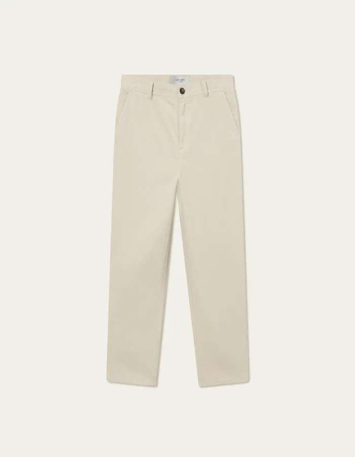 Men Les Deux Pants Kody Heavy Corduroy Pants 8211 Ivory