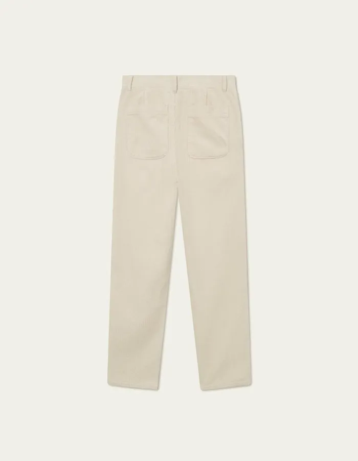 Men Les Deux Pants Kody Heavy Corduroy Pants 8211 Ivory