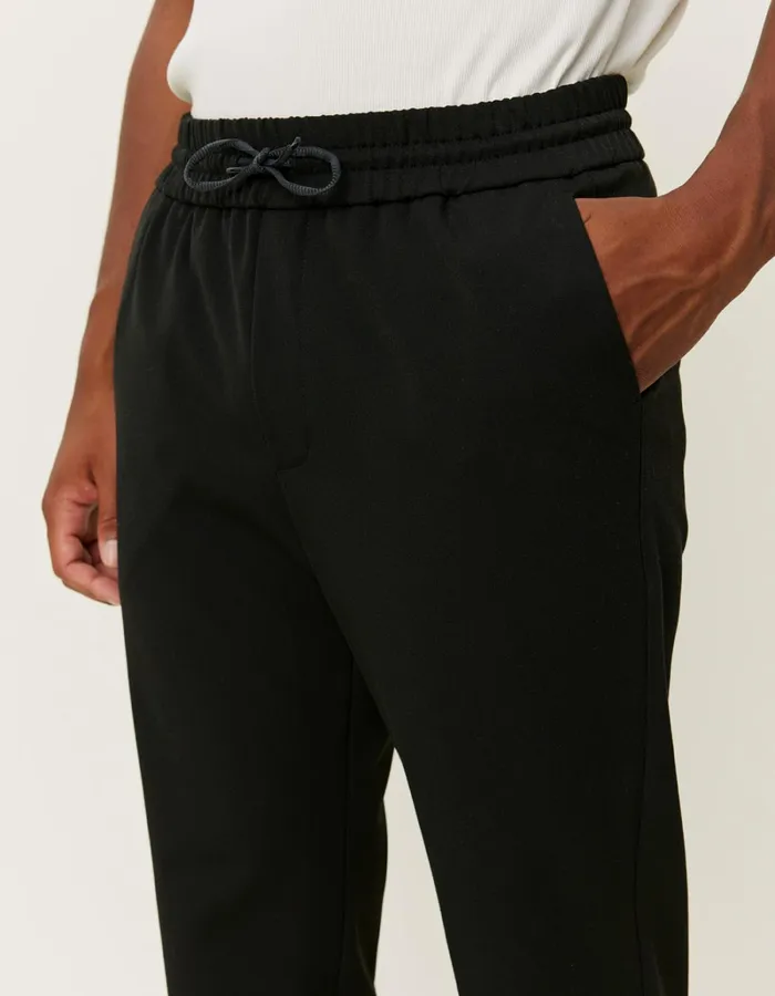 Men Les Deux Pants Patrick Drawstring Pants 8211 Black