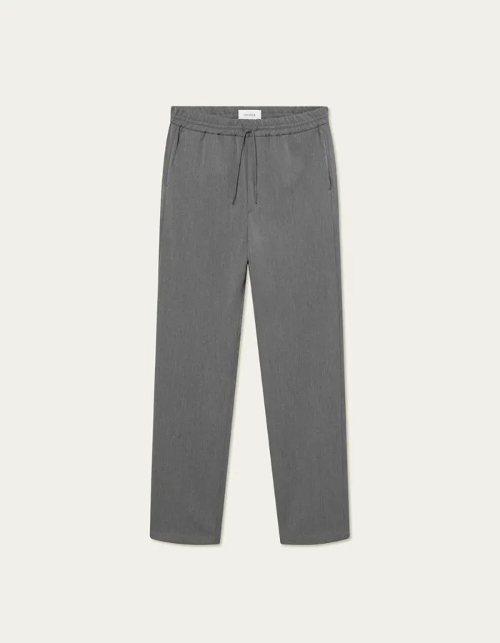 Men Les Deux Pants Patrick Drawstring Pants 8211 Grey Melange
