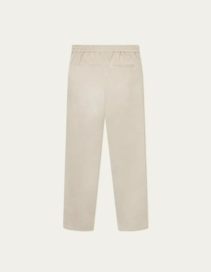 Men Les Deux Pants Patrick Linen Pants 8211 Light Sand