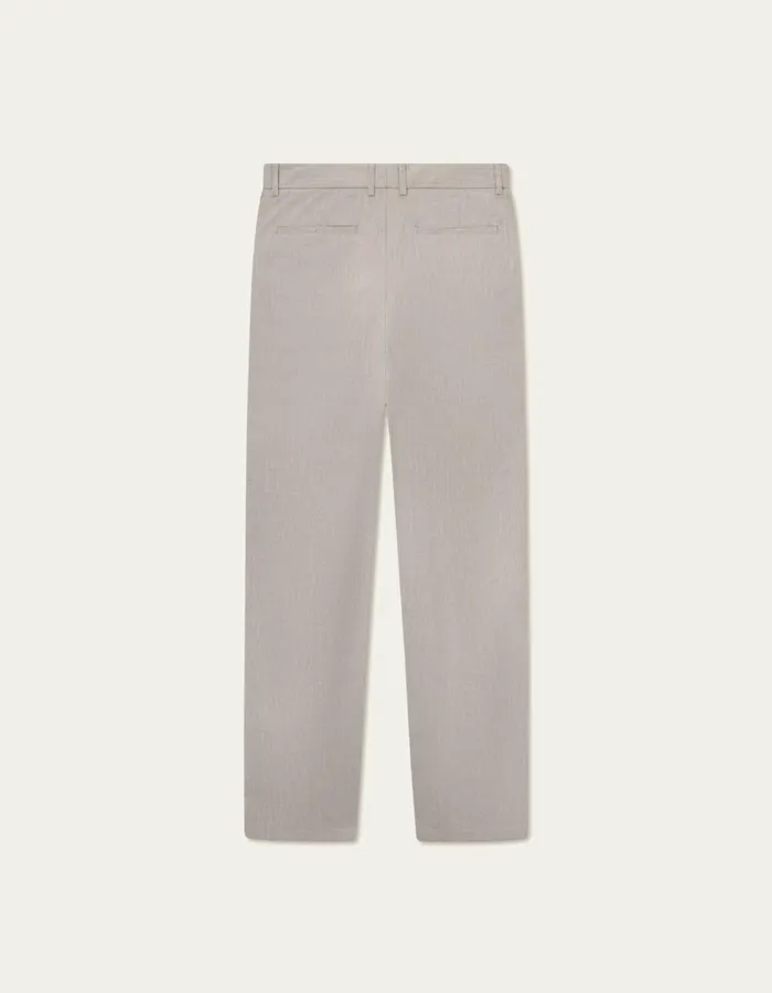 Men Les Deux Pants Reece Pleated Slub Suit Pants 8211 Light Sand