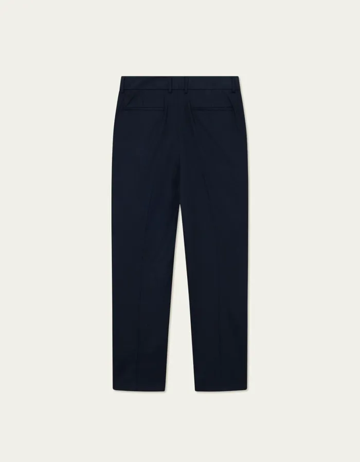 Men Les Deux Pants Reece Pleated Suit Pants 20 8211 Dark Navy