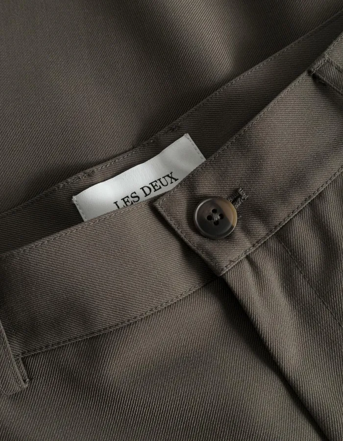 Men Les Deux Pants Reece Twill Pants 8211 Bungee Cord