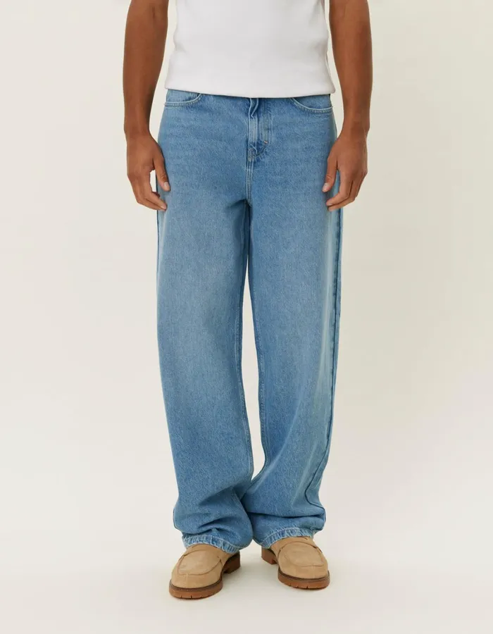 Men Les Deux Pants Roi Denim Pants 8211 Light Denim Blue
