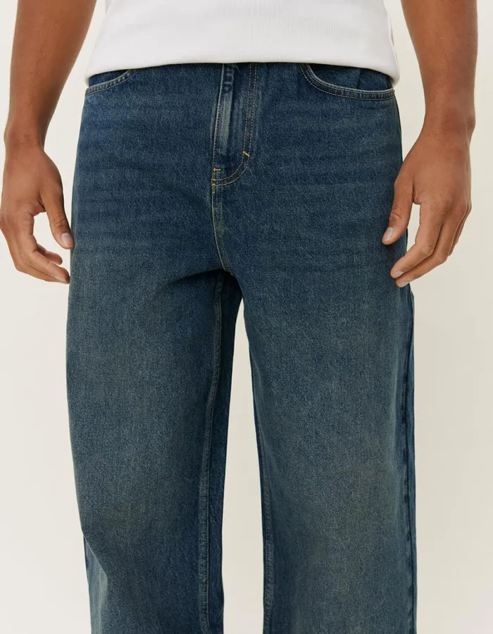 Men Les Deux Pants Roi Denim Pants 8211 Medium Blue Wash