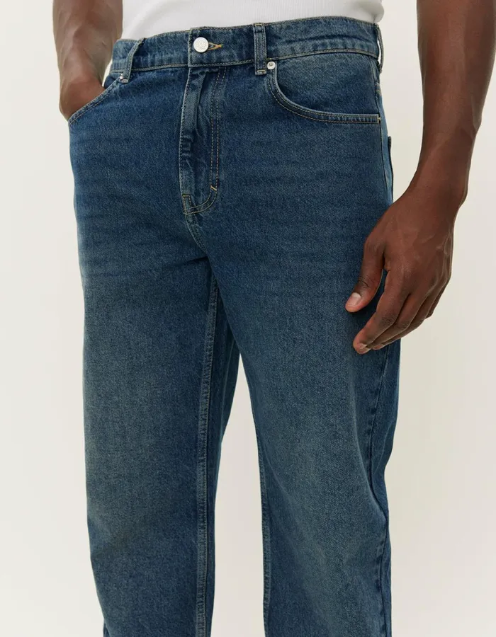 Men Les Deux Pants Ryder Jeans 8211 Medium Blue Wash