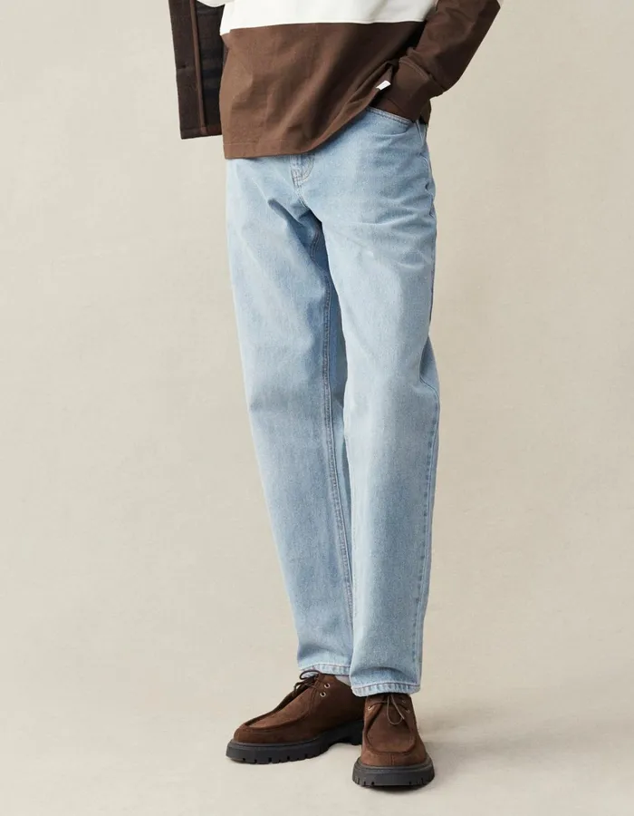 Men Les Deux Pants Ryder Relaxed Fit Jeans 8211 Antique Blue Wash