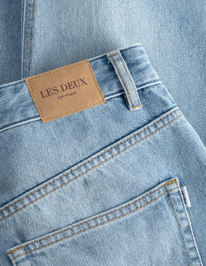 Men Les Deux Pants Ryder Relaxed Fit Jeans 8211 Antique Blue Wash