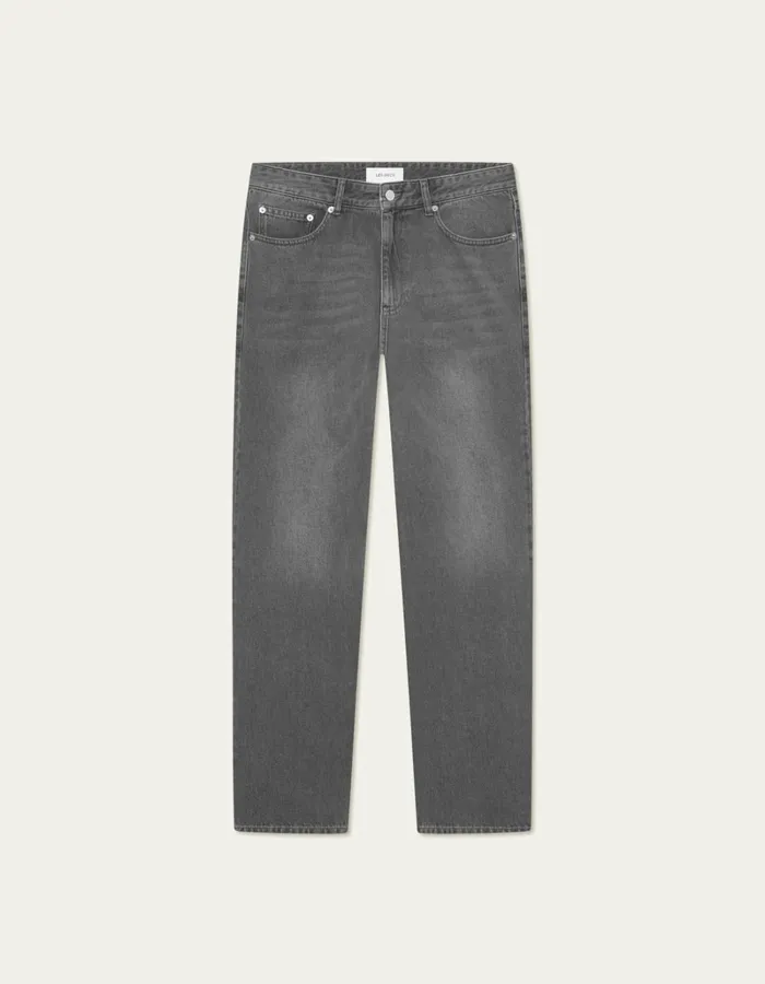 Men Les Deux Pants Ryder Relaxed Fit Jeans 8211 Grey Wash Denim