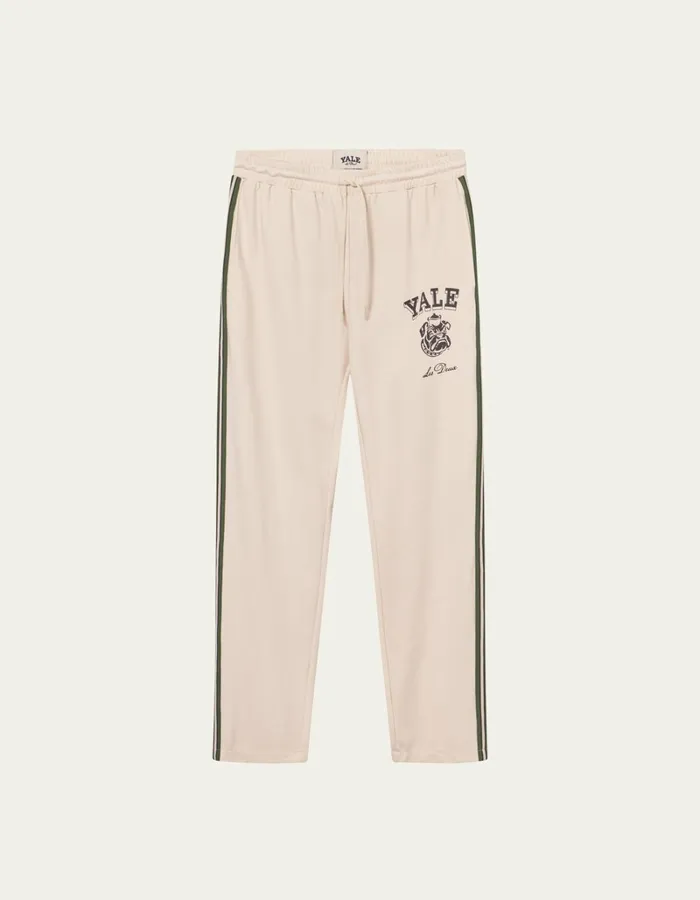 Men Les Deux Pants Yale Bulldog Track Pants 8211 IvoryDuffel Bag Green