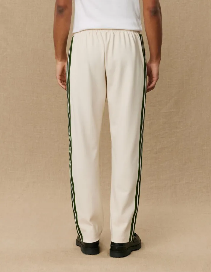 Men Les Deux Pants Yale Bulldog Track Pants 8211 IvoryDuffel Bag Green