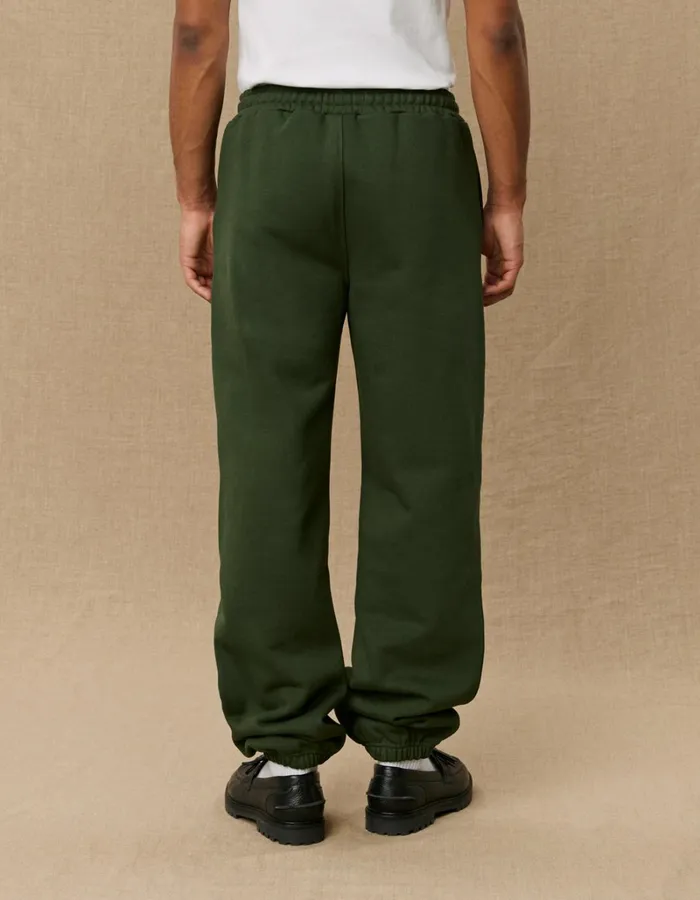 Men Les Deux Pants Yale Sweatpants 8211 Duffel Bag GreenBlack