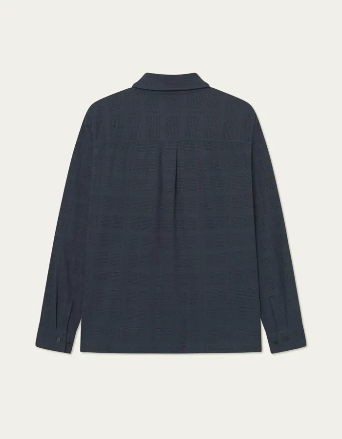 Men Les Deux ShirtsOvershirts Charlie LS Shirt 8211 Dark Navy