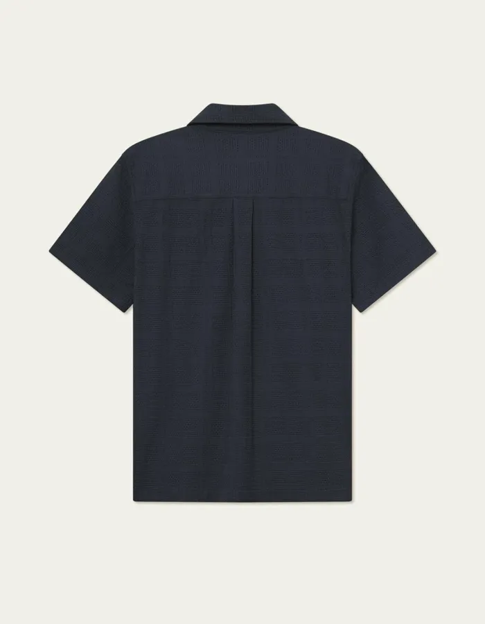 Men Les Deux ShirtsOvershirts Charlie SS Shirt 8211 Dark Navy