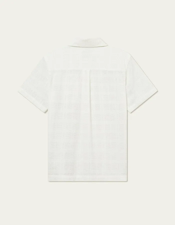 Men Les Deux ShirtsOvershirts Charlie SS Shirt 8211 Light Ivory