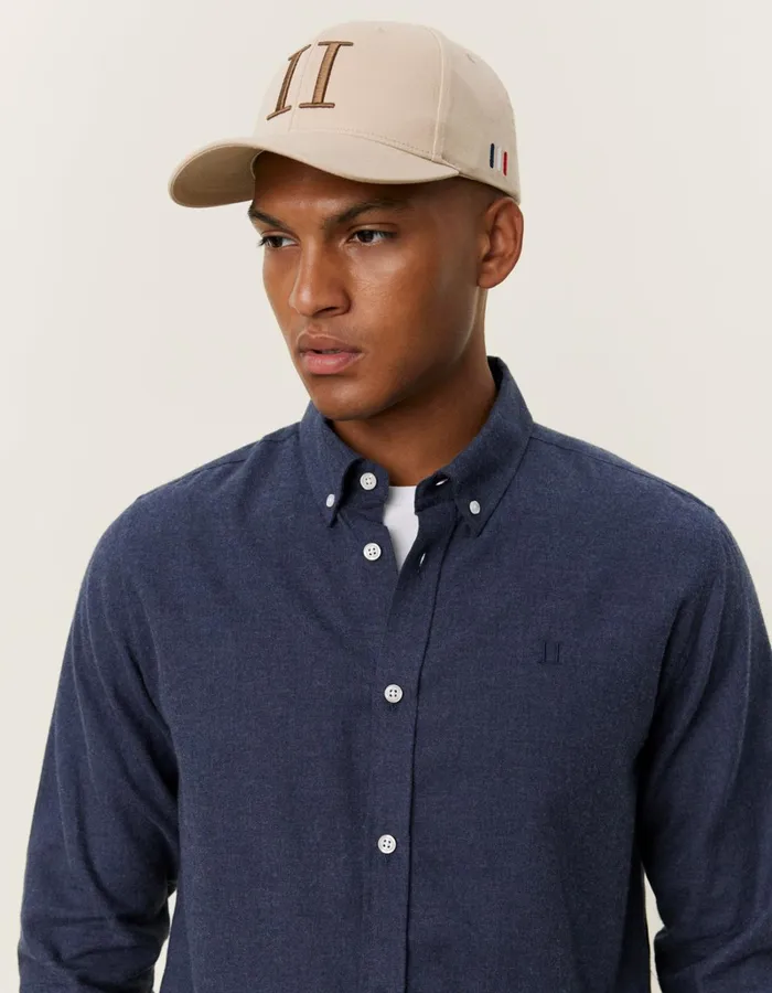 Men Les Deux ShirtsOvershirts Desert Reg Shirt 8211 Dark Navy Melange