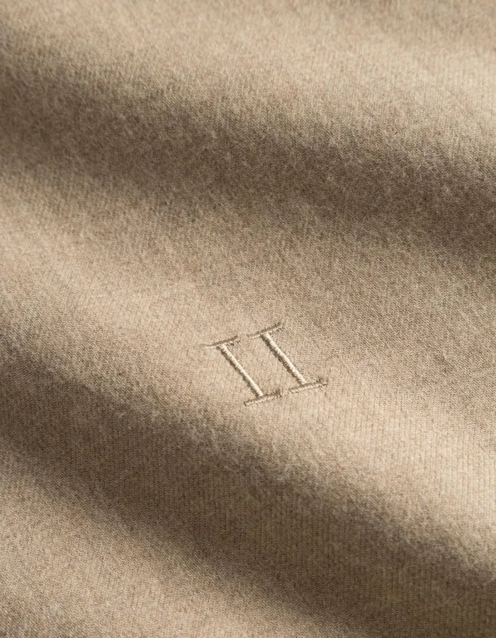 Men Les Deux ShirtsOvershirts Desert Reg Shirt 8211 Dark Sand Melange