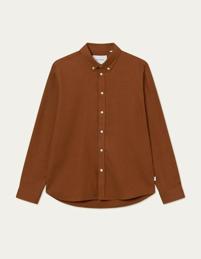 Men Les Deux ShirtsOvershirts Desert Shirt 8211 Arabian Spice Melange