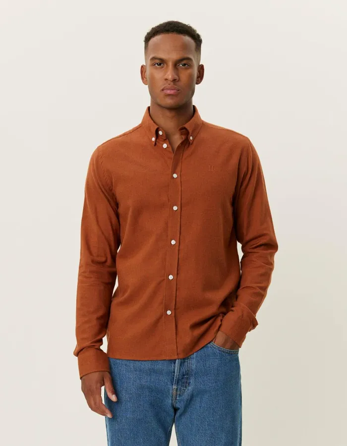 Men Les Deux ShirtsOvershirts Desert Shirt 8211 Arabian Spice Melange