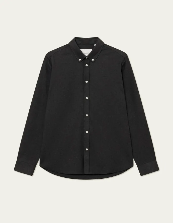 Men Les Deux ShirtsOvershirts Desert Shirt 8211 Charcoal Melange