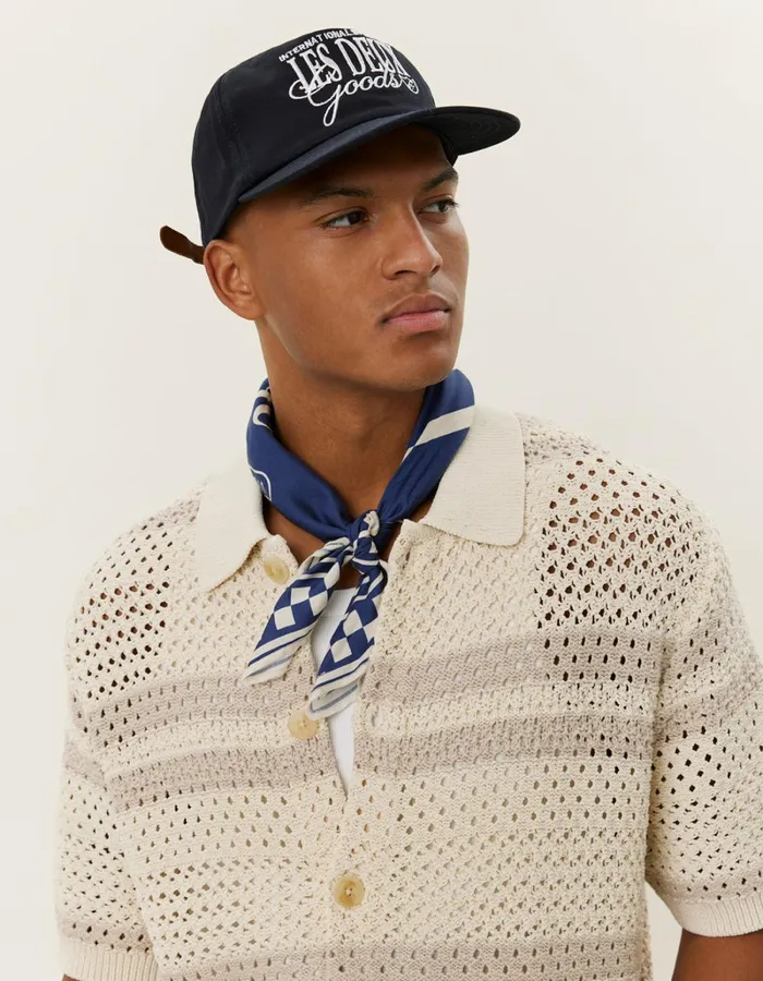 Men Les Deux ShirtsOvershirts Gianni SS Knit Shirt 8211 Ivory