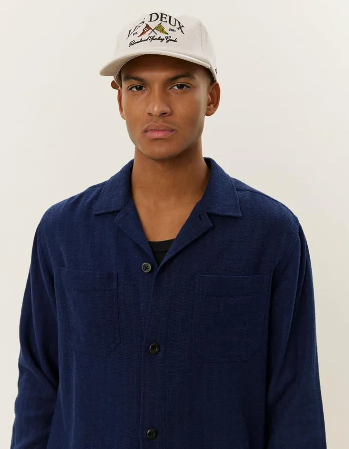 Men Les Deux ShirtsOvershirts Hamilton Overshirt 8211 Dark Navy