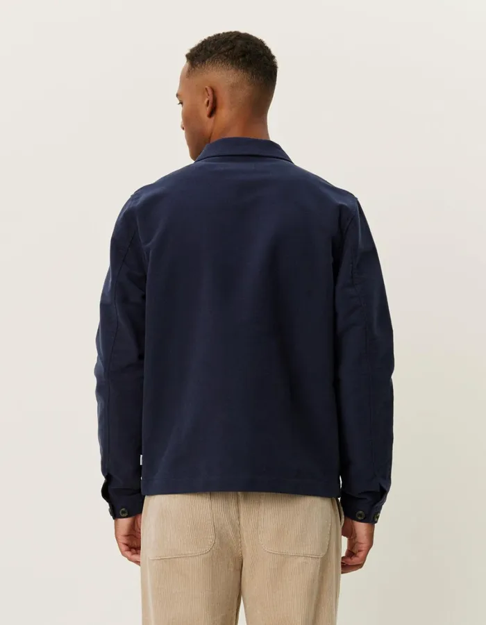 Men Les Deux ShirtsOvershirts Journey Peached Overshirt 8211 Dark Navy