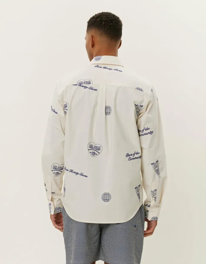 Men Les Deux ShirtsOvershirts Kalen AOE Shirt 8211 IvoryBlueprint