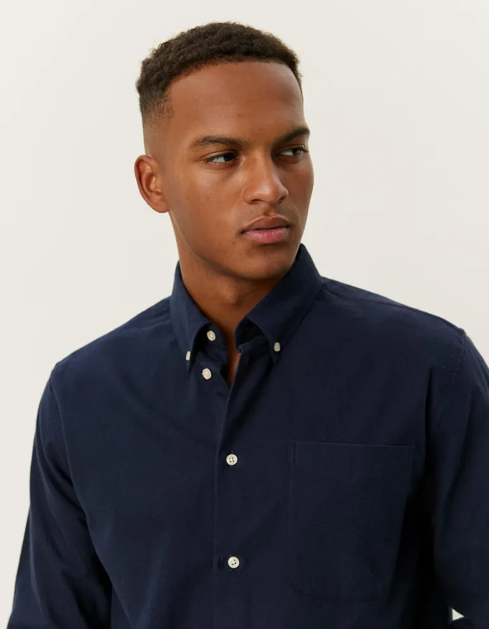 Men Les Deux ShirtsOvershirts Karl Peached Shirt 8211 Dark Navy