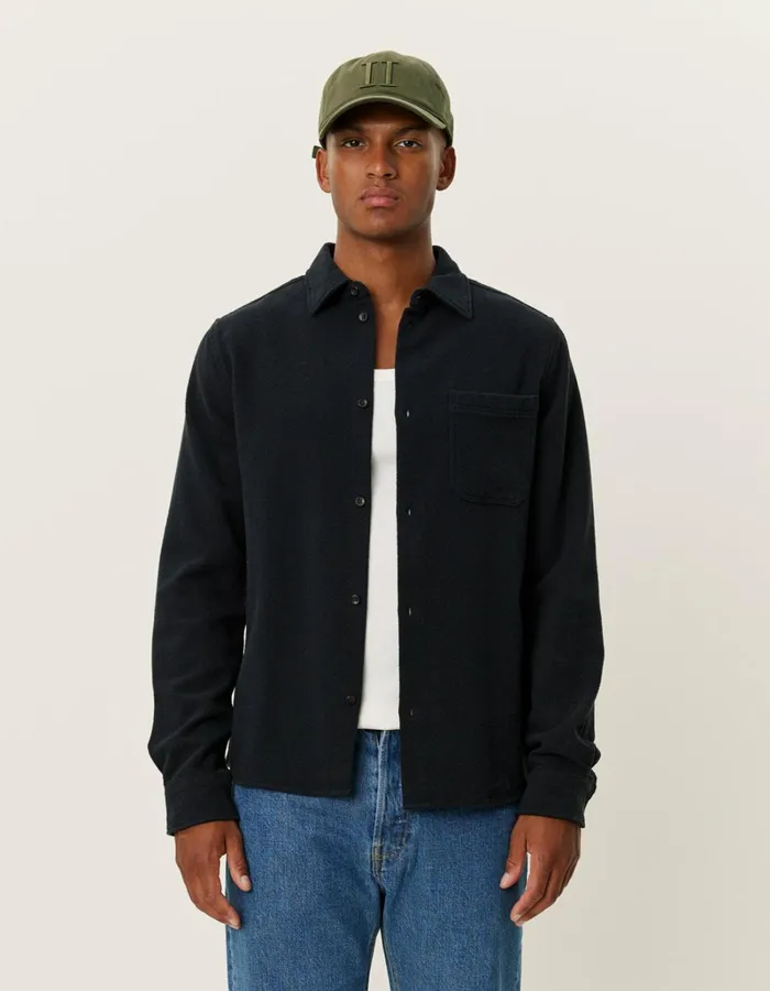 Men Les Deux ShirtsOvershirts Kash Shirt 8211 BlackBlack