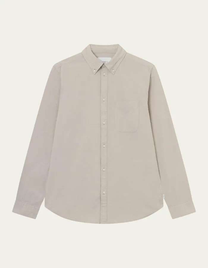 Men Les Deux ShirtsOvershirts Kent Chambray Shirt 8211 Dark Sand