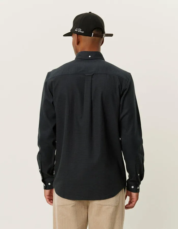 Men Les Deux ShirtsOvershirts Kent Check Shirt 20 8211 RosinDark Navy