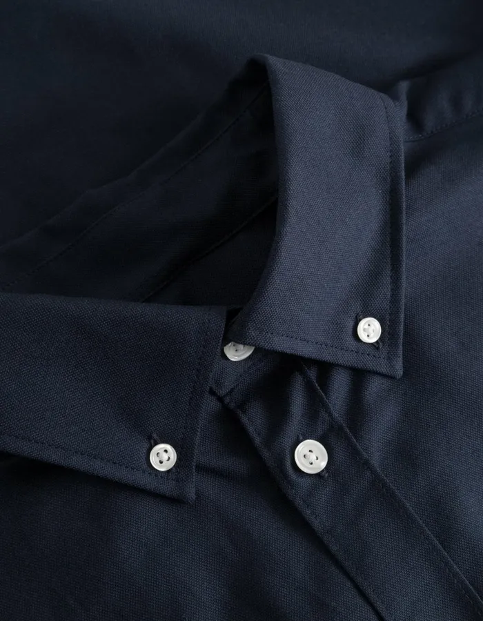 Men Les Deux ShirtsOvershirts Kent Oxford Shirt 20 8211 Dark Navy