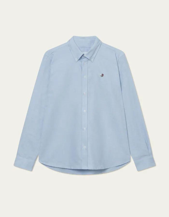 Men Les Deux ShirtsOvershirts Kent Oxford Shirt 20 8211 Light Blue