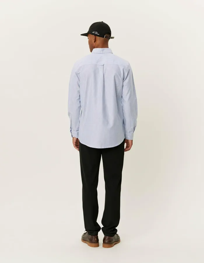 Men Les Deux ShirtsOvershirts Kent Oxford Shirt 20 8211 Light BlueWhite