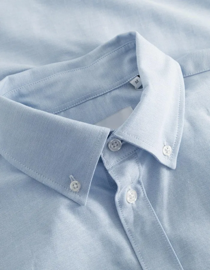 Men Les Deux ShirtsOvershirts Kent Oxford Shirt 8211 Light Blue
